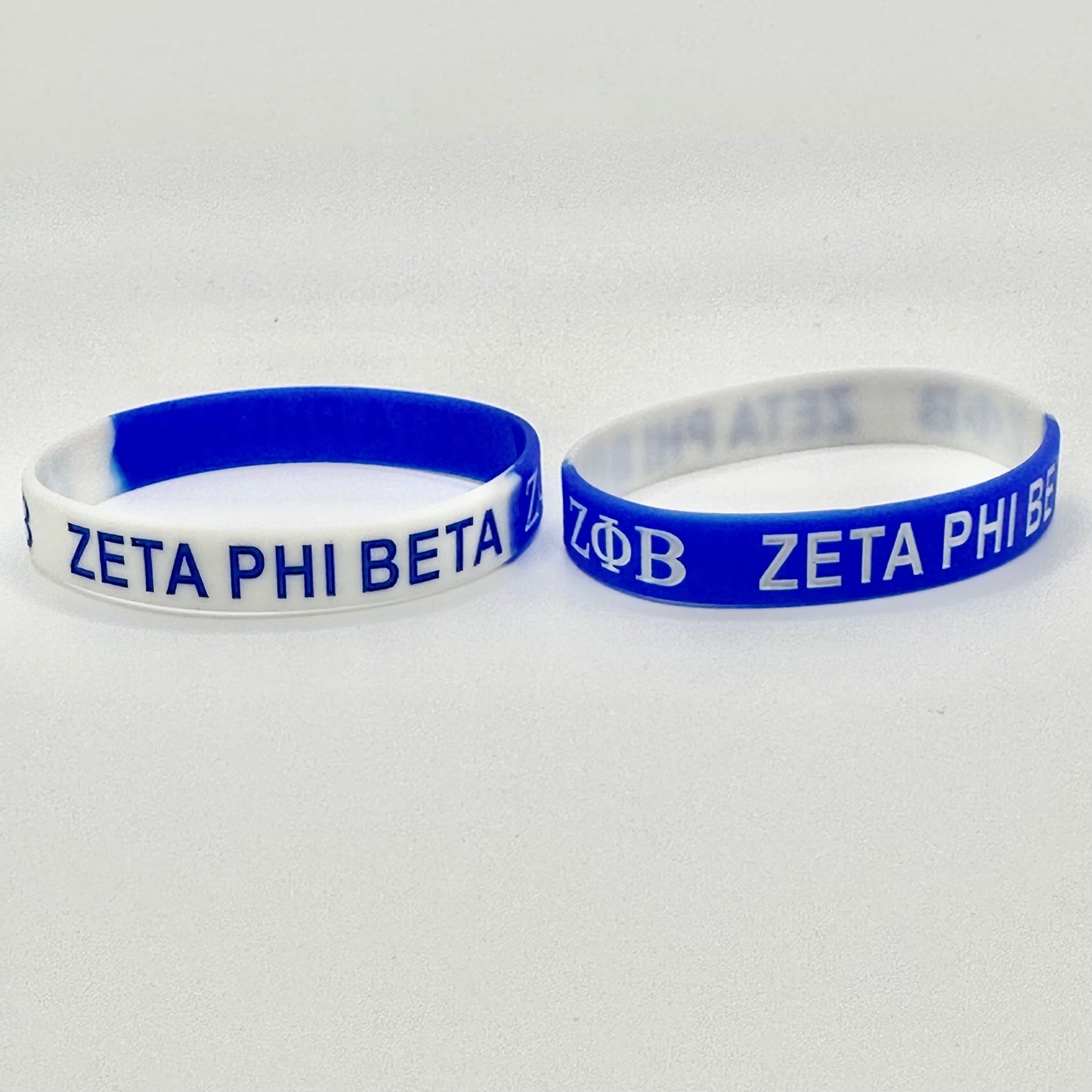 Zeta Phi Beta gradient wristband