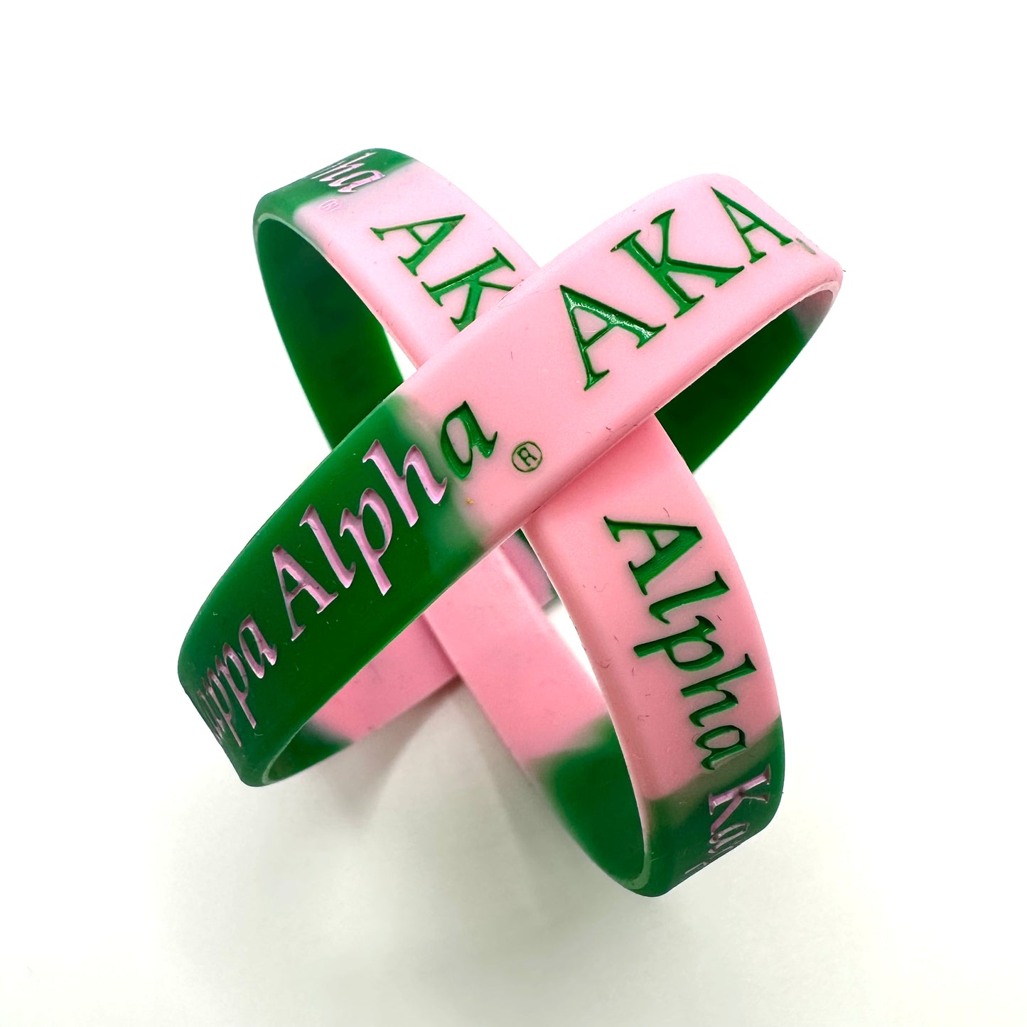 Alpha Kappa Alpha gradient wristband