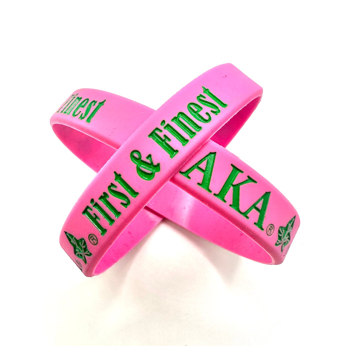 Alpha Kappa Alpha "First & Finest" wristband
