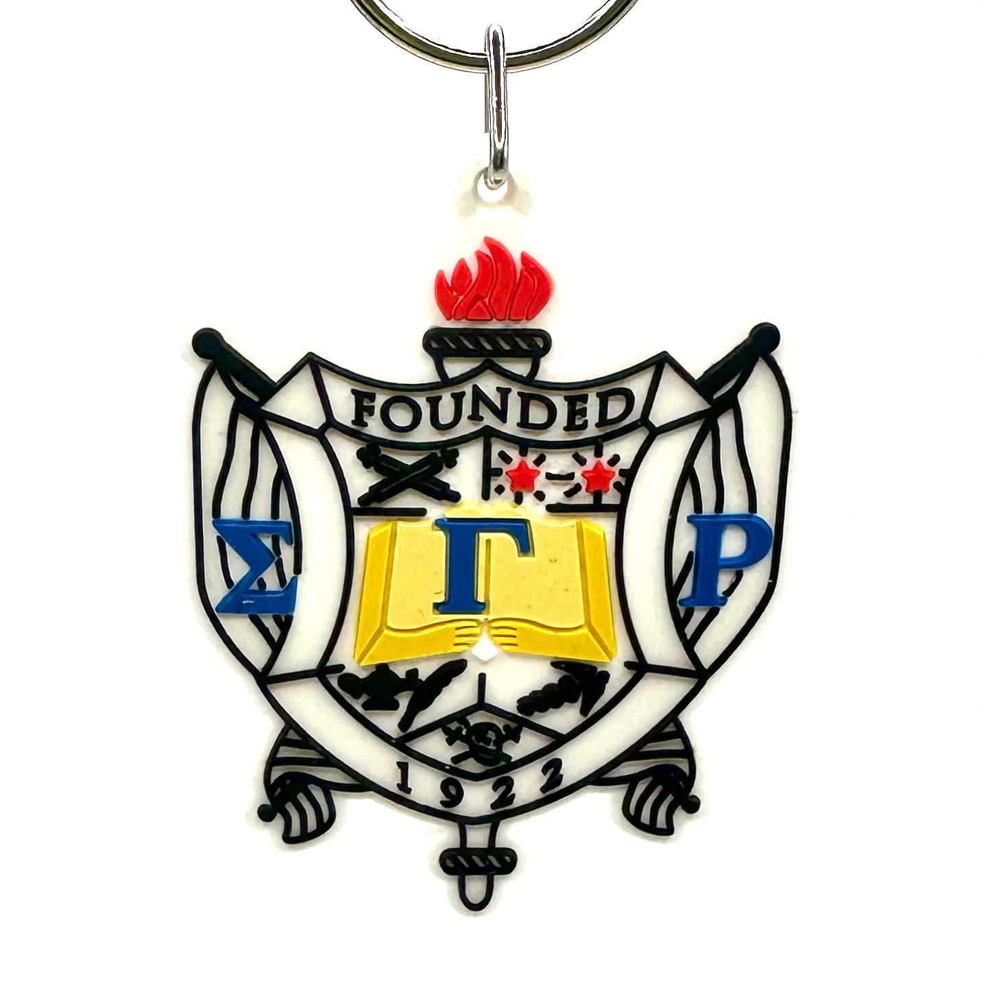 Sigma Gamma Rho rubber keychain