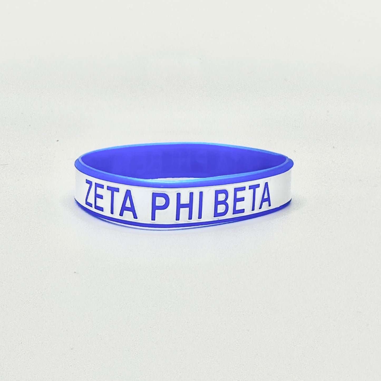 Zeta Phi Beta shaded wristband