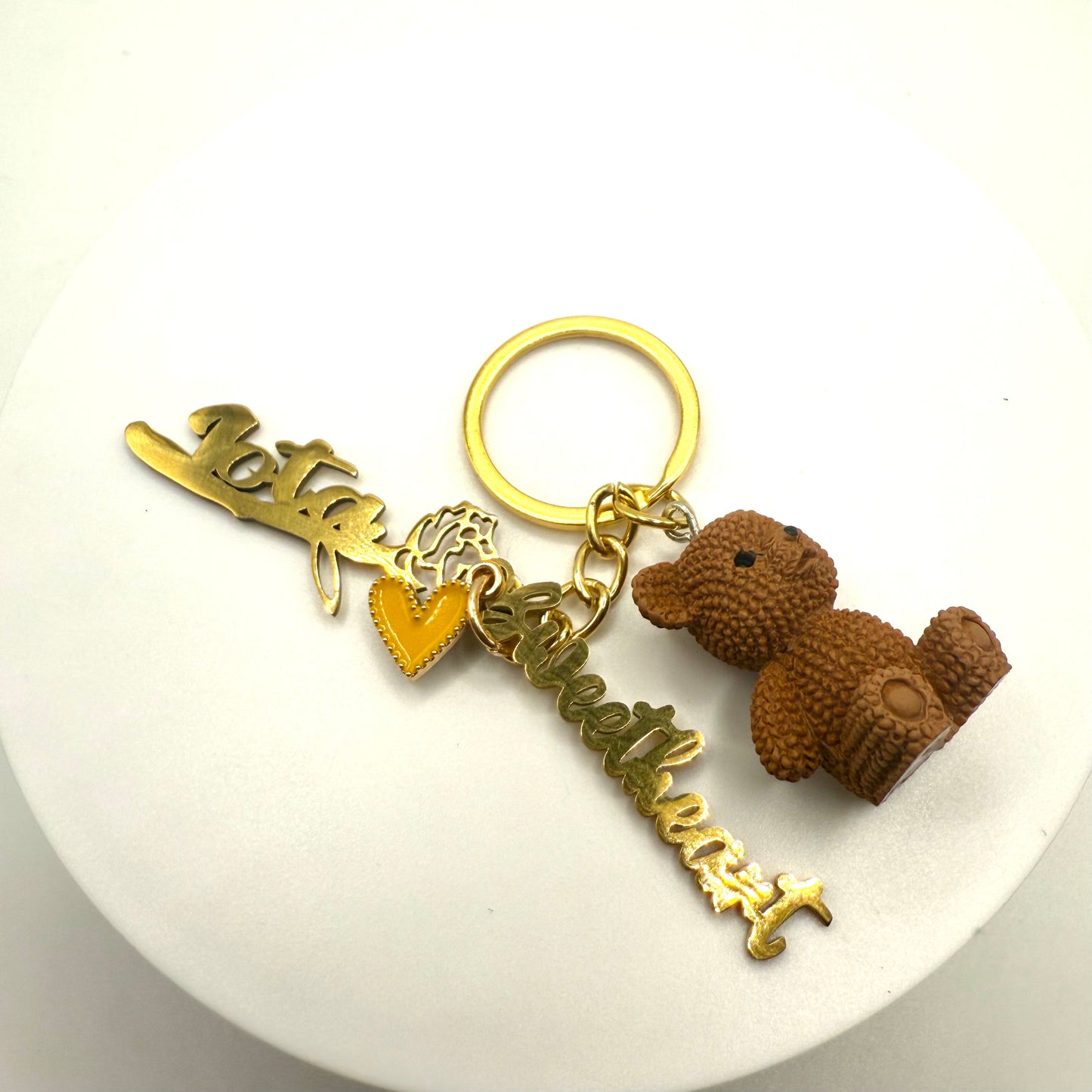 Iota Sweetheart with Bear Keychain