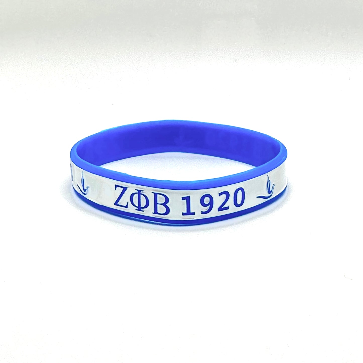 Zeta Phi Beta 1920 shaded wristband