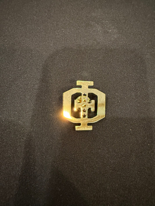 IPT 1963 Gold Tri-Symbol Lapel Pin