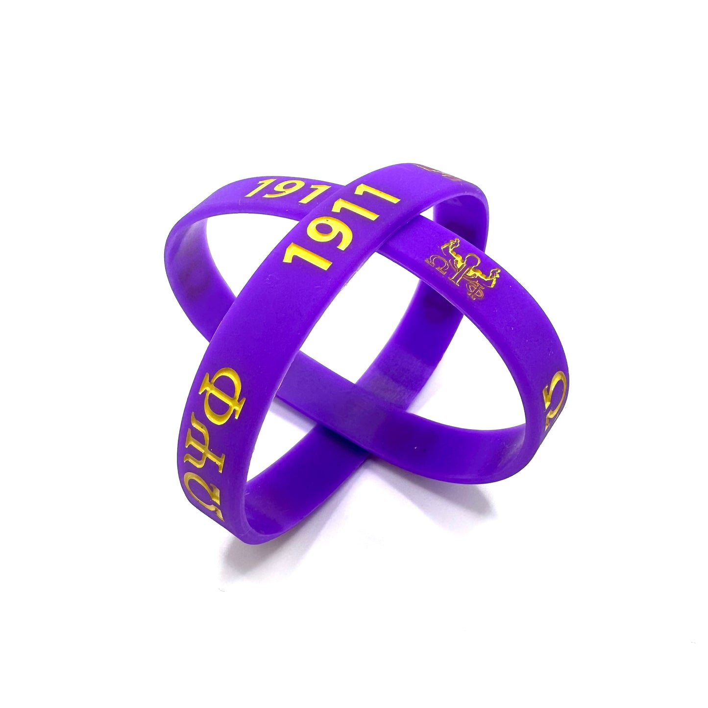 Omega Psi Phi purple wristband