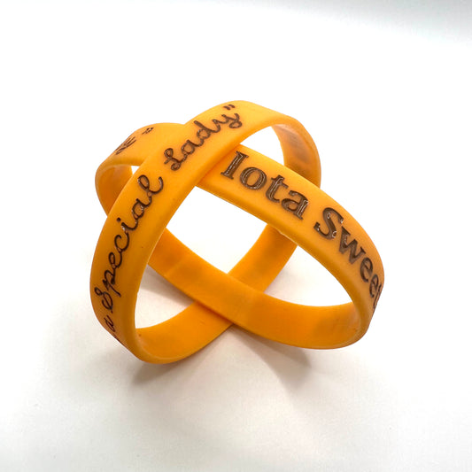 Iota Sweethearts “It takes a Special Lady” wristband