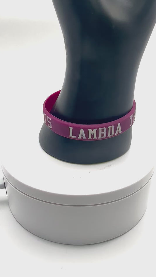 Lambda Theta Alpha wristband (maroon)